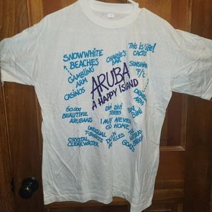 vintage aruba tshirt
